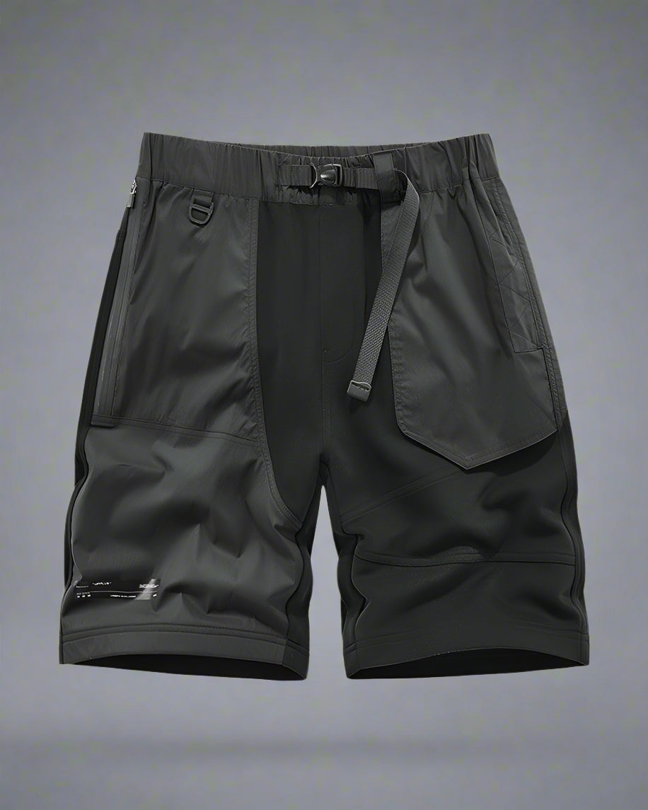 Versatile Summer Sport Cargo Shorts - cargo shorts - Stylish Techwear Cargo Shorts for Urban Adventures - Main view