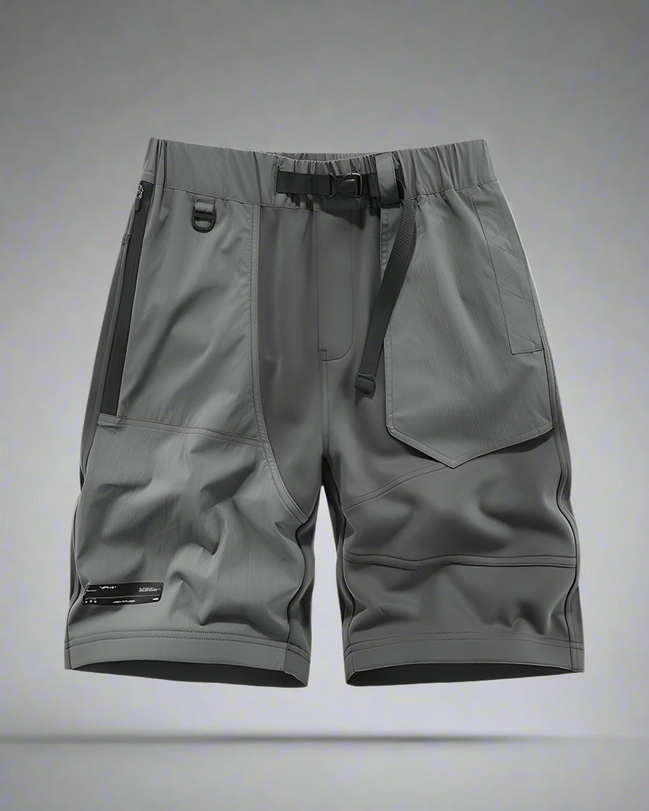 Versatile Summer Sport Cargo Shorts - Summer Techwear - Stylish Techwear Cargo Shorts for Urban Adventures - View 2