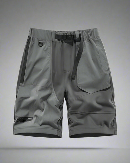Versatile Summer Sport Cargo Shorts - Summer Techwear - Stylish Techwear Cargo Shorts for Urban Adventures - View 2