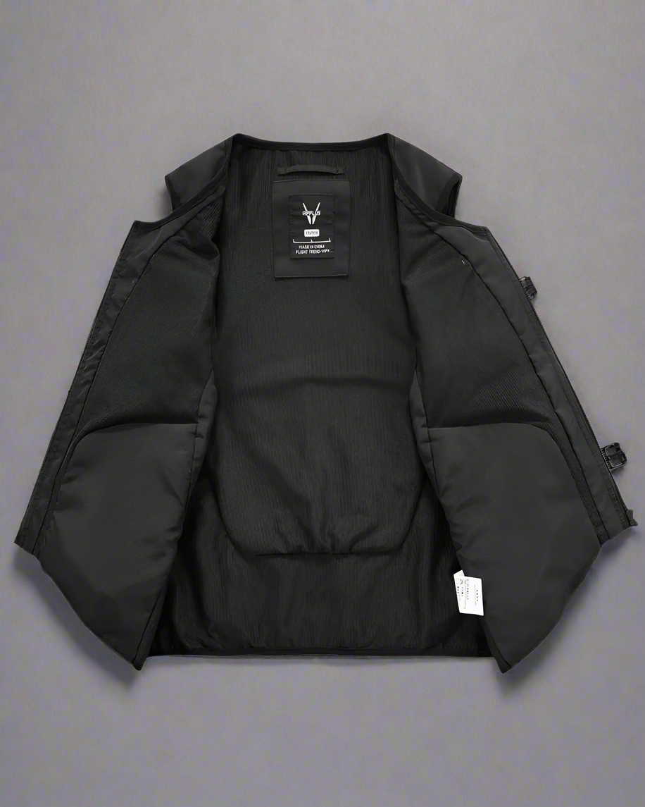 Versatile Tactical Cargo Vest -  black vest - Functional Tactical Cargo Vest for Urban Adventures - View 3