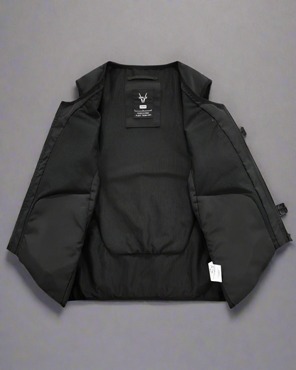 Versatile Tactical Cargo Vest -  black vest - Functional Tactical Cargo Vest for Urban Adventures - View 3