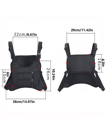 Versatile Tactical Chest Rig -  polyester chest rig - Tactical Chest Rig for Outdoor and Streetwear Use - View 6