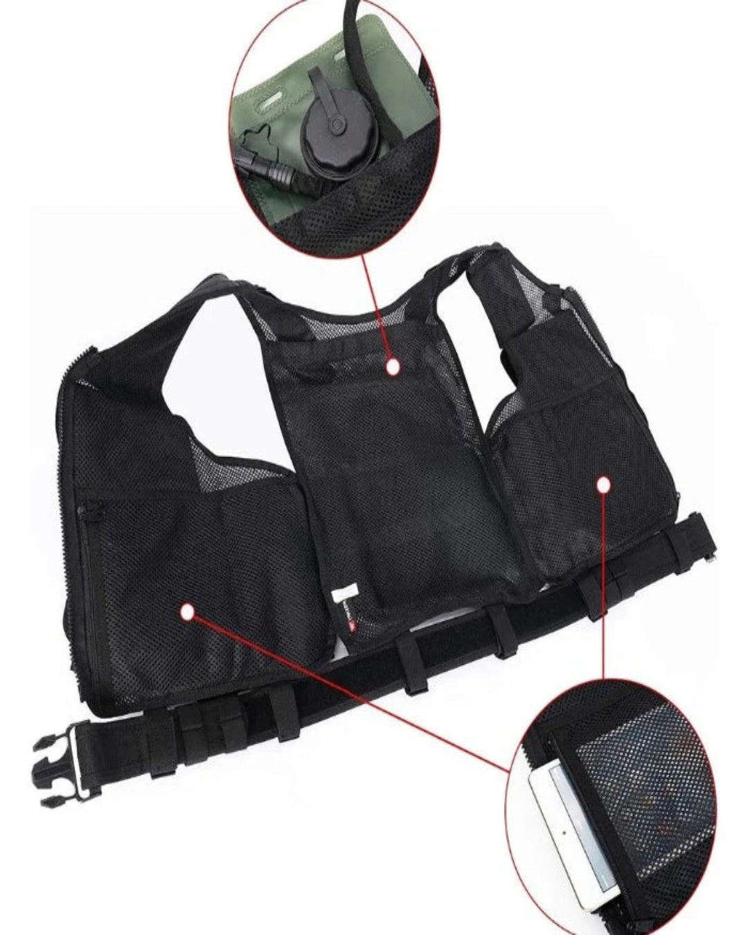 Versatile Tactical Combat Vest -  combat vest - Versatile Tactical Combat Vest for All Sizes - View 5