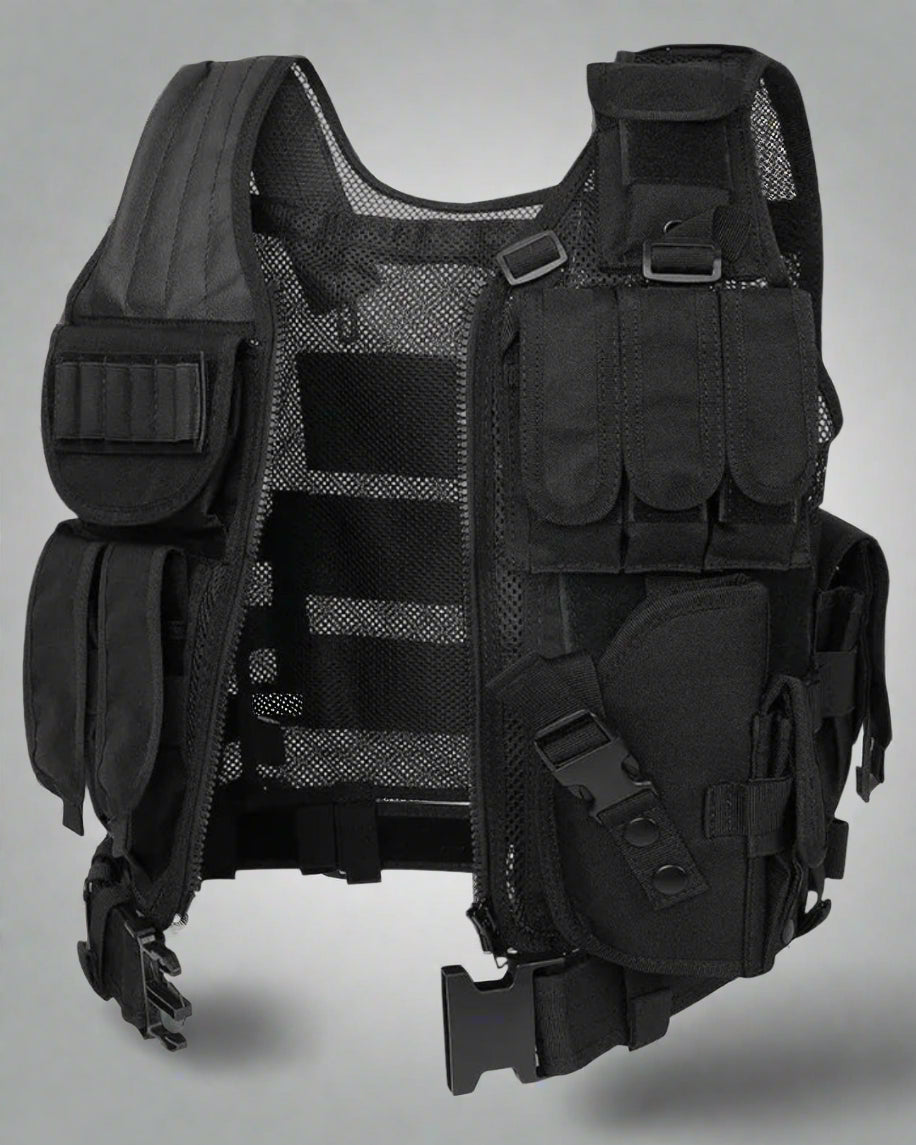 Versatile Tactical Combat Vest -  adjustable fit vest - Versatile Tactical Combat Vest for All Sizes - View 3