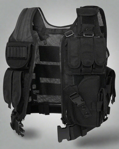 Versatile Tactical Combat Vest -  adjustable fit vest - Versatile Tactical Combat Vest for All Sizes - View 3