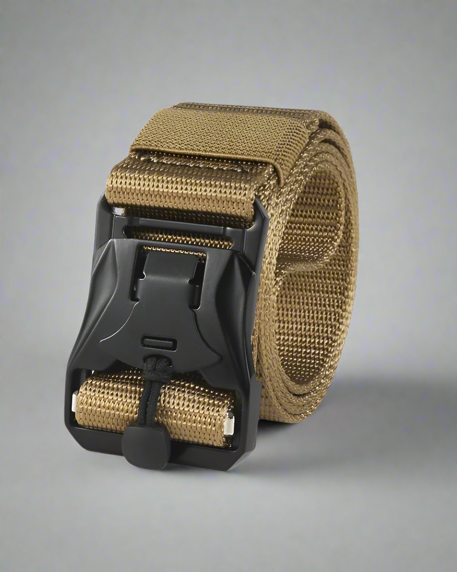 Versatile Tactical Men's Belt - tactical belt - Comfortable Tactical Men's Belt with Arc Shaped Buckle - View 2