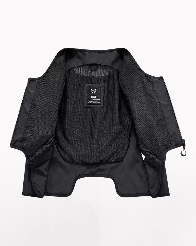 Versatile Tactical Sports Vest -  black vest - Functional Tactical Sports Vest for Urban Adventures - View 3