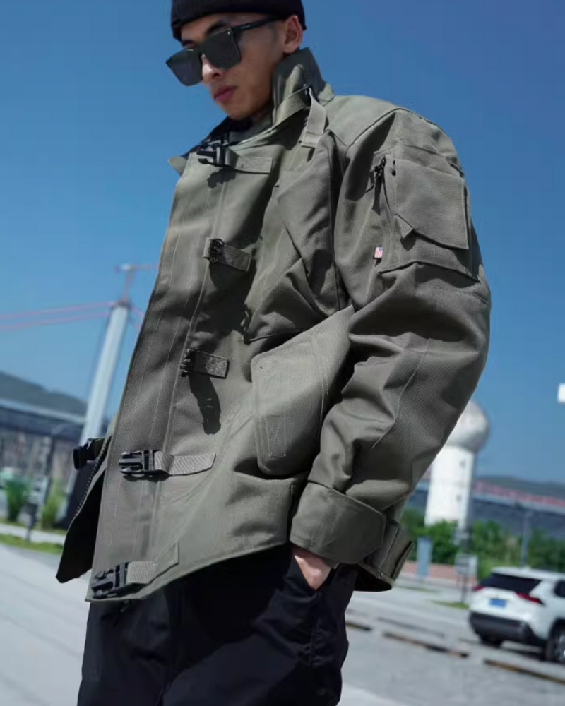 Versatile Tactical Stand-Up Jacket -  comfortable tactical outerwear - Versatile Tactical Stand-Up Jacket for All Settings - View 3