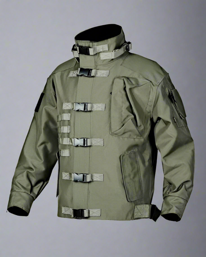 Versatile Tactical Stand-Up Jacket - durable outdoor jacket - Versatile Tactical Stand-Up Jacket for All Settings - Main view