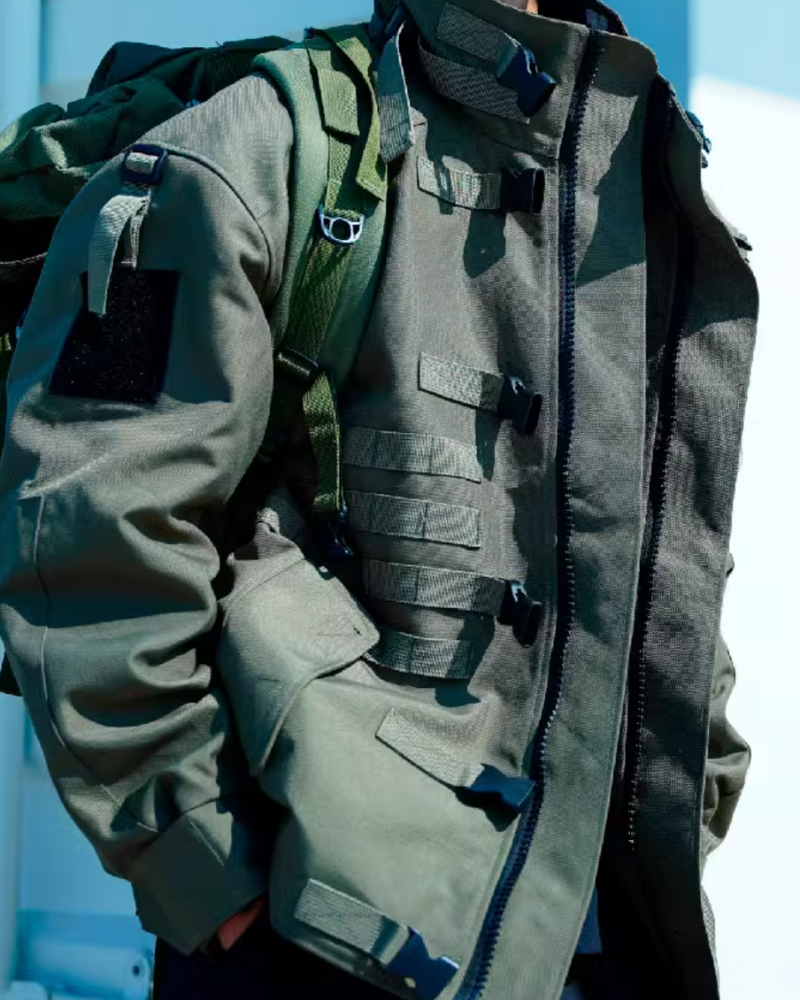Versatile Tactical Stand-Up Jacket - durable outdoor jacket - Versatile Tactical Stand-Up Jacket for All Settings - View 9
