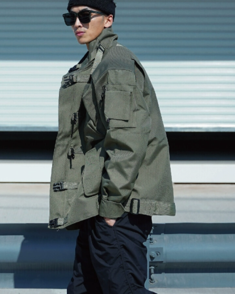 Versatile Tactical Stand-Up Jacket -  layering options for jackets - Versatile Tactical Stand-Up Jacket for All Settings - View 5