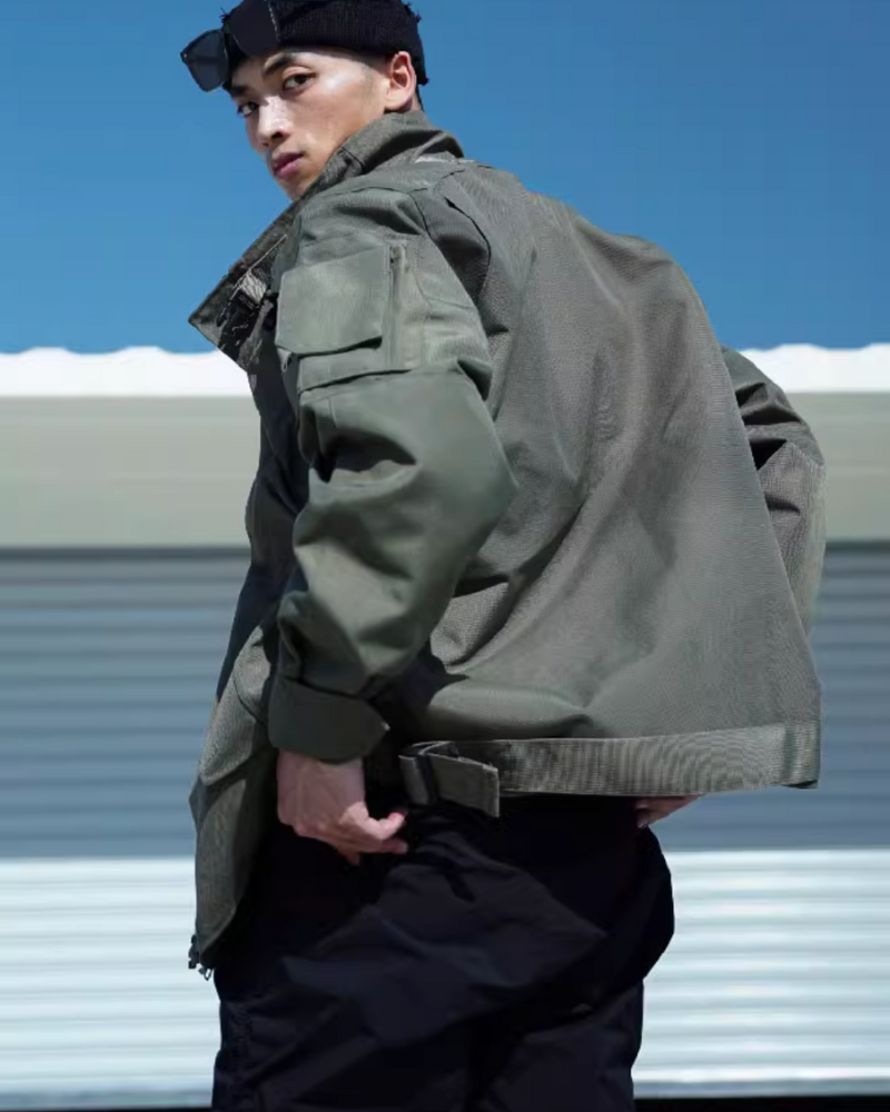 Versatile Tactical Stand-Up Jacket -  military style - Versatile Tactical Stand-Up Jacket for All Settings - View 6