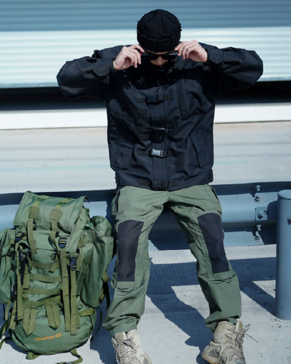 Versatile Tactical Stand-Up Jacket -  urban utility - Versatile Tactical Stand-Up Jacket for All Settings - View 8