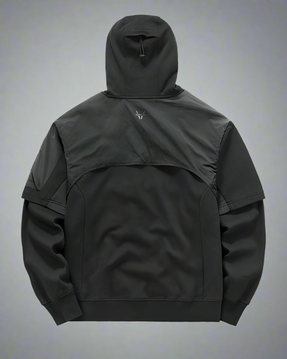 Versatile Tactical Two-Tone Hoodie -  comfortable and durable fabric - Stylish Two-Tone Tactical Hoodie for Everyday Comfort - View 3
