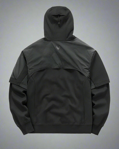 Versatile Tactical Two-Tone Hoodie -  comfortable and durable fabric - Stylish Two-Tone Tactical Hoodie for Everyday Comfort - View 3