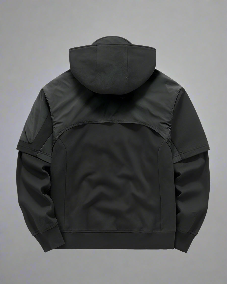 Versatile Tactical Two-Tone Hoodie -  comfortable hoodie - Stylish Two-Tone Tactical Hoodie for Everyday Comfort - View 4