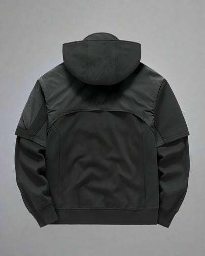 Versatile Tactical Two-Tone Hoodie -  comfortable hoodie - Stylish Two-Tone Tactical Hoodie for Everyday Comfort - View 4