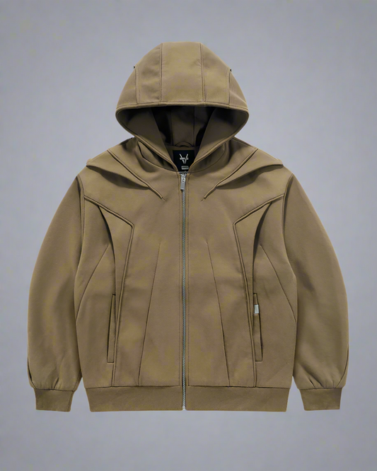 Versatile Tactical Zip-Up Hoodie - comfortable fabric blend - Urban Tactical Zip-Up Hoodie for Everyday Style - Main view