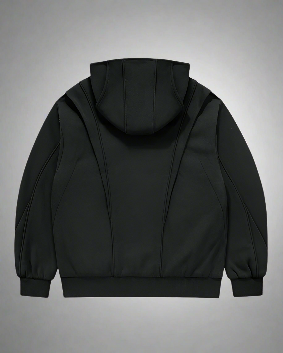 Versatile Tactical Zip-Up Hoodie -  functional streetwear - Urban Tactical Zip-Up Hoodie for Everyday Style - View 4