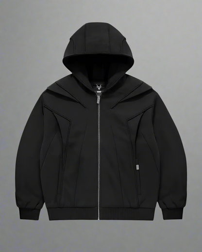 Versatile Tactical Zip-Up Hoodie - tactical hoodie - Urban Tactical Zip-Up Hoodie for Everyday Style - View 2