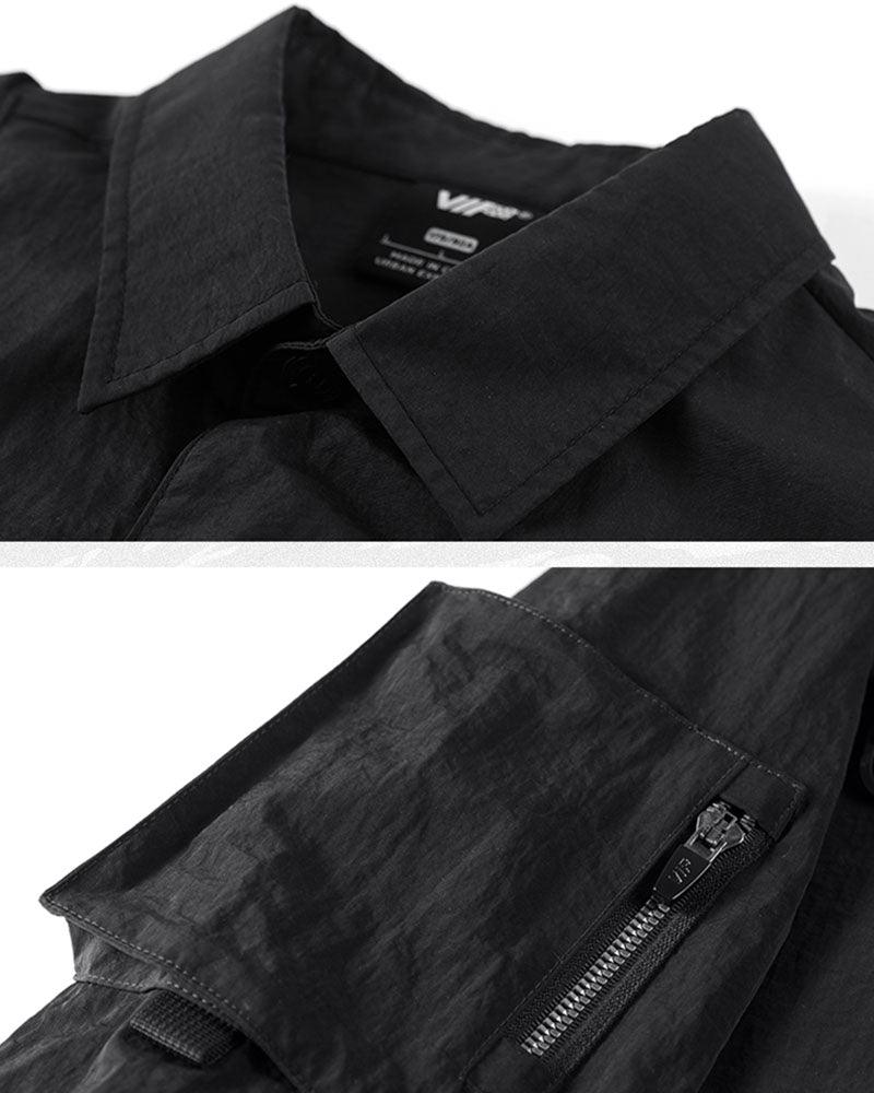 Versatile Tech Cargo Chest Shirt -  adjustable fit - Tech Cargo Chest Shirt - Practical Urban Style - View 3