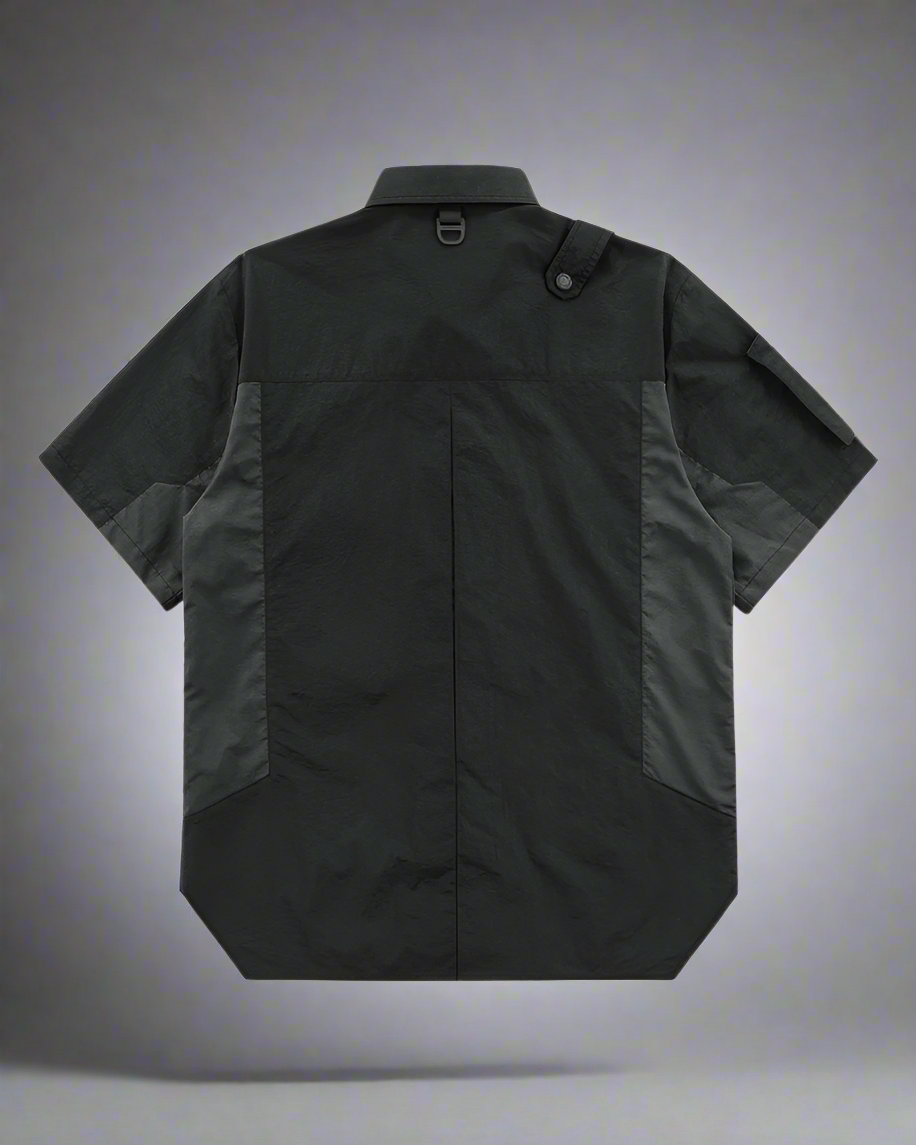 Versatile Tech Cargo Chest Shirt - tech cargo shirt - Tech Cargo Chest Shirt - Practical Urban Style - View 2