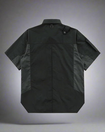 Versatile Tech Cargo Chest Shirt - tech cargo shirt - Tech Cargo Chest Shirt - Practical Urban Style - View 2