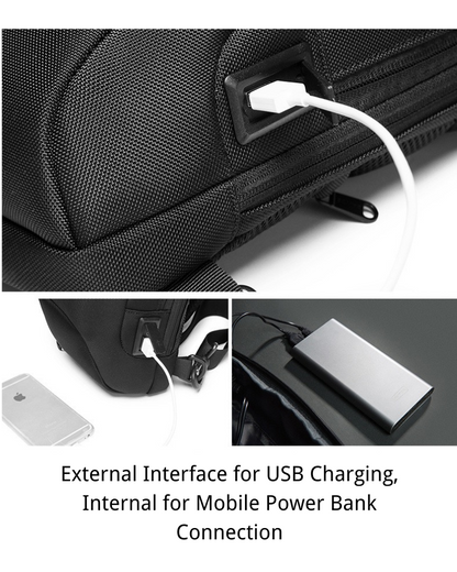 Versatile Tech Sling Bag -  sling bag - Durable Tech Sling Bag with USB Charging Port - View 12
