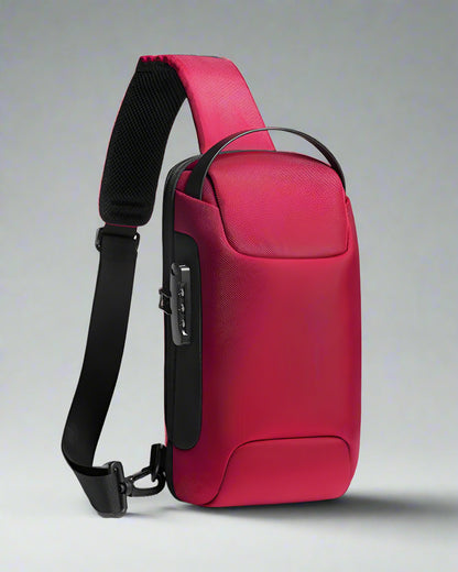 Versatile Tech Sling Bag - tech bag - Durable Tech Sling Bag with USB Charging Port - View 2