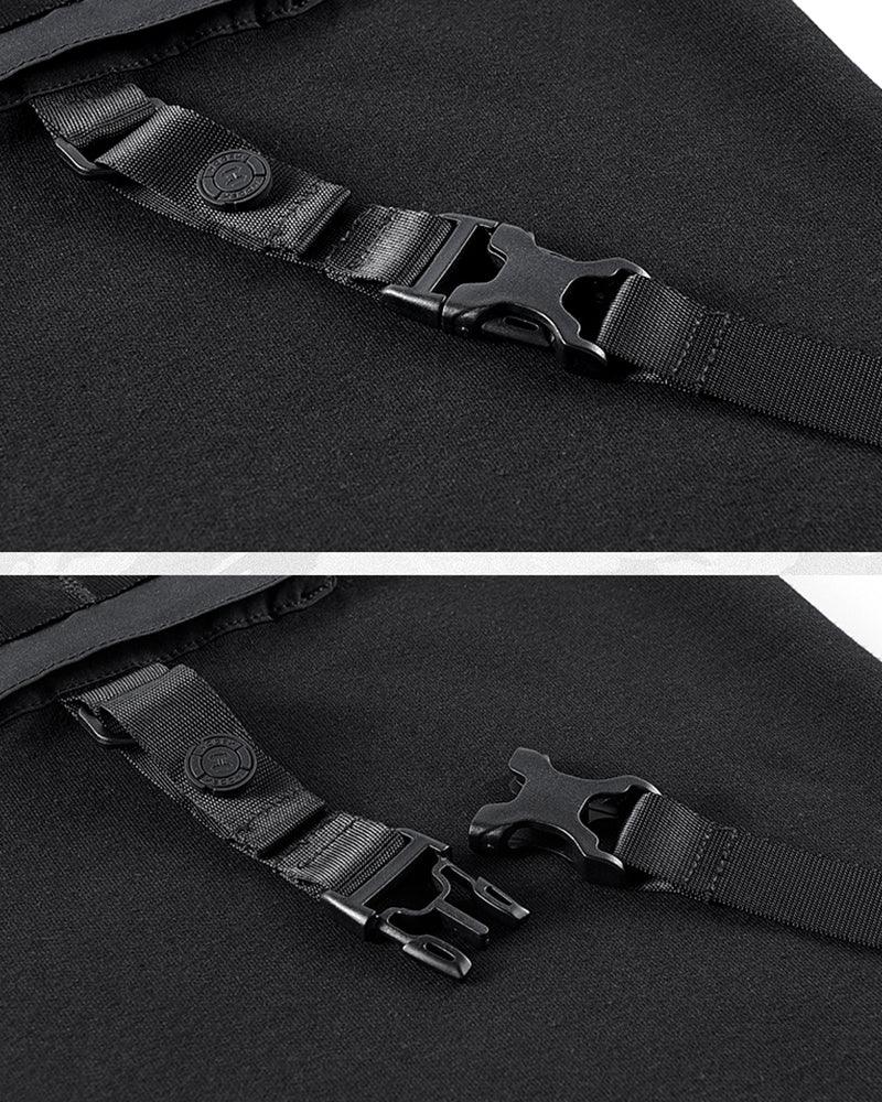 Versatile Techwear Chest Bag Tee - breathable cotton tee - Techwear Chest Bag Tee for Comfort and Functionality - View 8