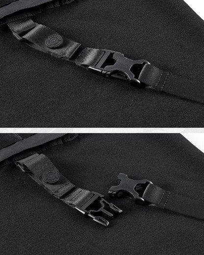 Versatile Techwear Chest Bag Tee - breathable cotton tee - Techwear Chest Bag Tee for Comfort and Functionality - View 8