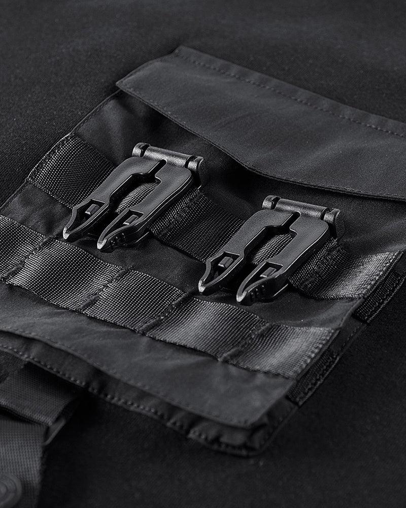 Versatile Techwear Chest Bag Tee -  outdoor tee - Techwear Chest Bag Tee for Comfort and Functionality - View 6