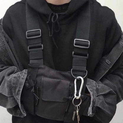 Versatile Techwear Chest Pack -  chest pack - Versatile Techwear Chest Pack for Everyday Use - View 4