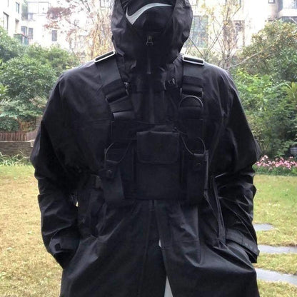 Versatile Techwear Chest Pack - techwear - Versatile Techwear Chest Pack for Everyday Use - View 2