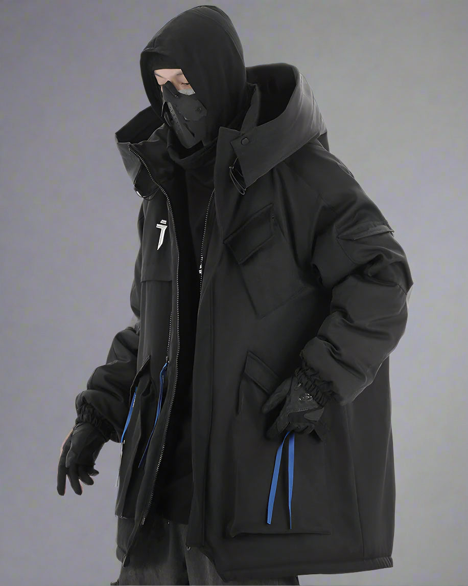 Versatile Techwear Winter Jacket - functional winter wear - Versatile Techwear Winter Jacket for Urban Style - View 2