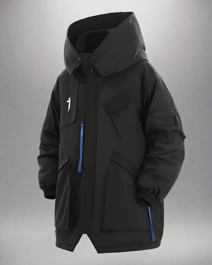 Versatile Techwear Winter Jacket -  pockets for essentials - Versatile Techwear Winter Jacket for Urban Style - View 6