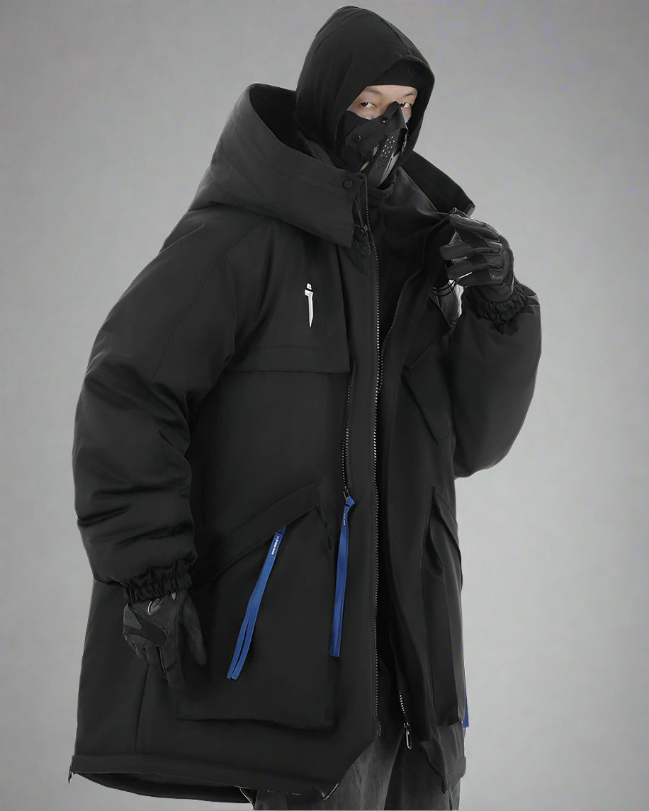 Versatile Techwear Winter Jacket - winter techwear - Versatile Techwear Winter Jacket for Urban Style - View 4