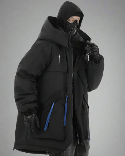 Versatile Techwear Winter Jacket - winter techwear - Versatile Techwear Winter Jacket for Urban Style - View 4
