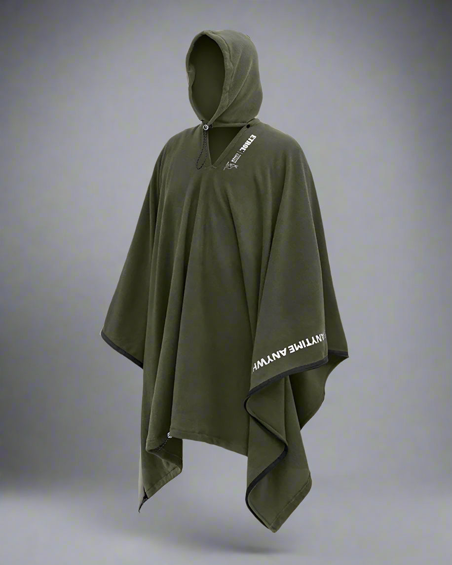 Versatile Thermal Tech Cloak - fleece jacket - Stylish Versatile Thermal Tech Cloak for Outdoor Adventures - Main view