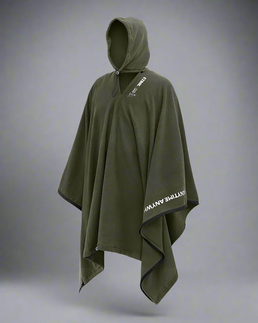 Versatile Thermal Tech Cloak - fleece jacket - Stylish Versatile Thermal Tech Cloak for Outdoor Adventures - Main view
