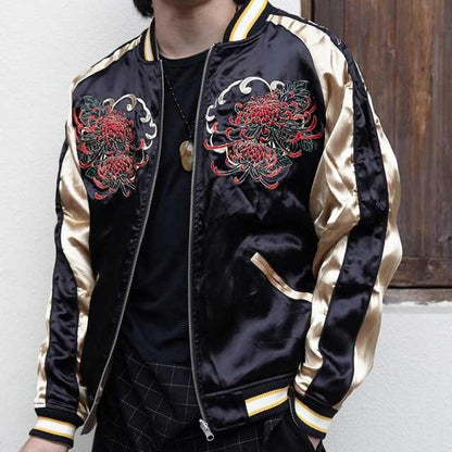 Versatile Travel Souvenir Jacket -  reversible jacket - Reversible Travel Souvenir Jacket with Embroidery - View 5