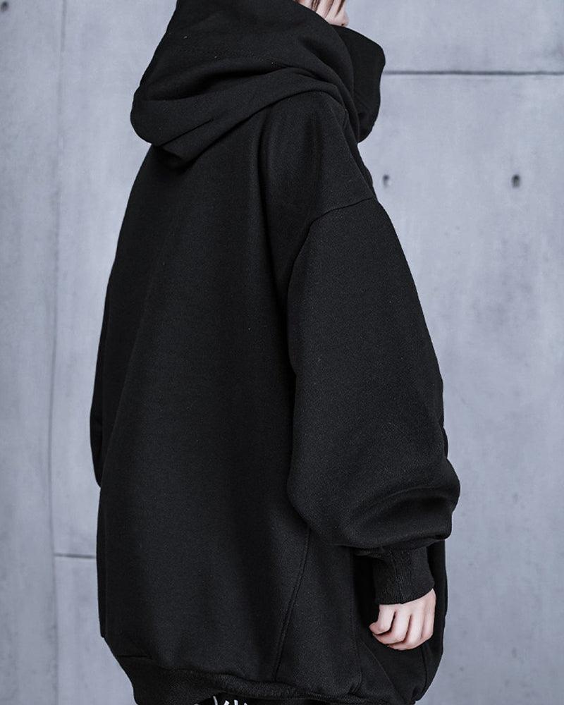 Versatile Turtleneck Scarf Hoodie -  breathable fabric - Stylish Versatile Turtleneck Scarf Hoodie for Everyday Wear - View 3