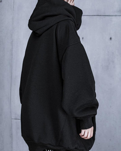 Versatile Turtleneck Scarf Hoodie -  breathable fabric - Stylish Versatile Turtleneck Scarf Hoodie for Everyday Wear - View 3
