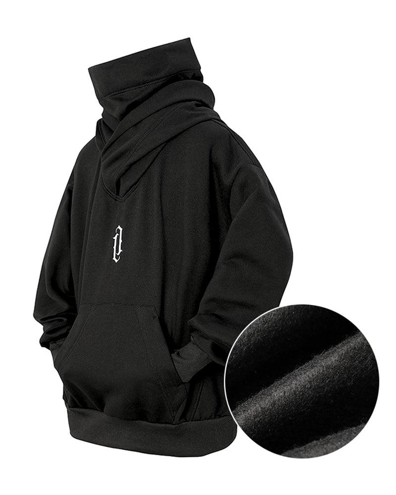 Versatile Turtleneck Scarf Hoodie -  comfortable hoodie - Stylish Versatile Turtleneck Scarf Hoodie for Everyday Wear - View 11