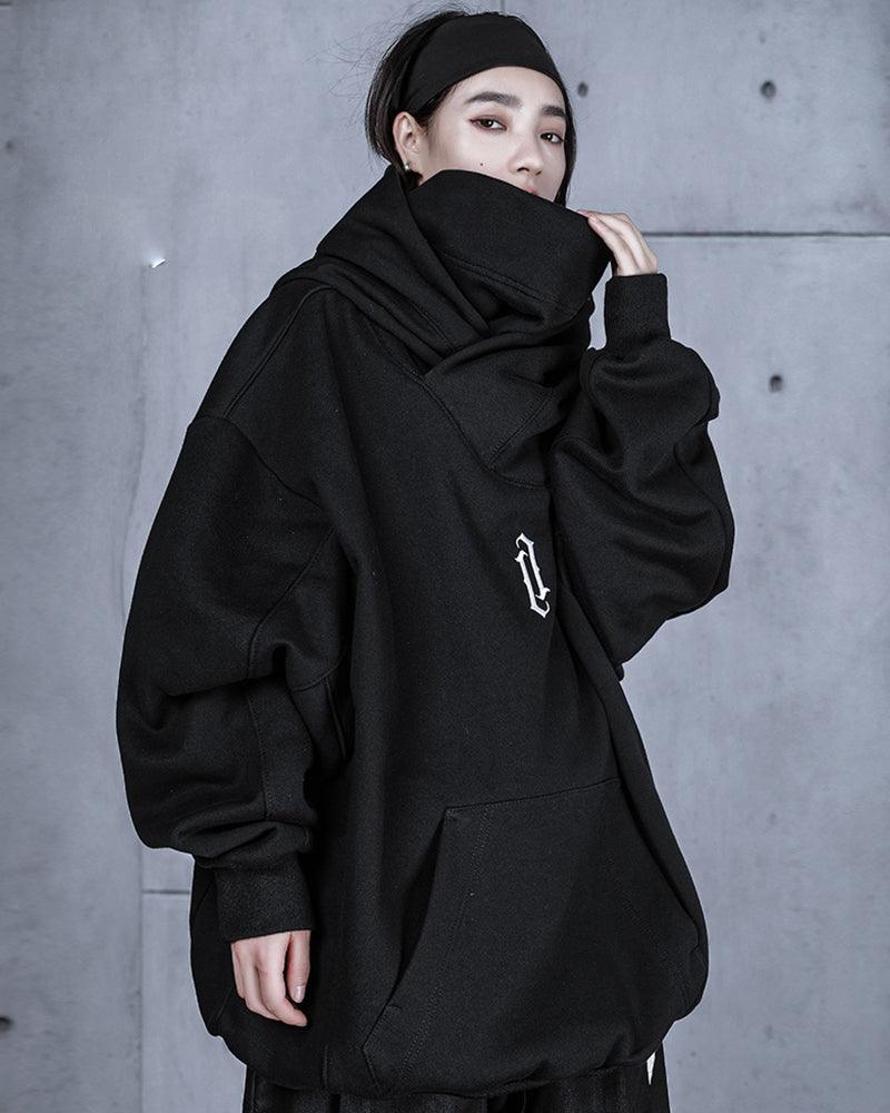Versatile Turtleneck Scarf Hoodie -  everyday wear hoodie - Stylish Versatile Turtleneck Scarf Hoodie for Everyday Wear - View 5