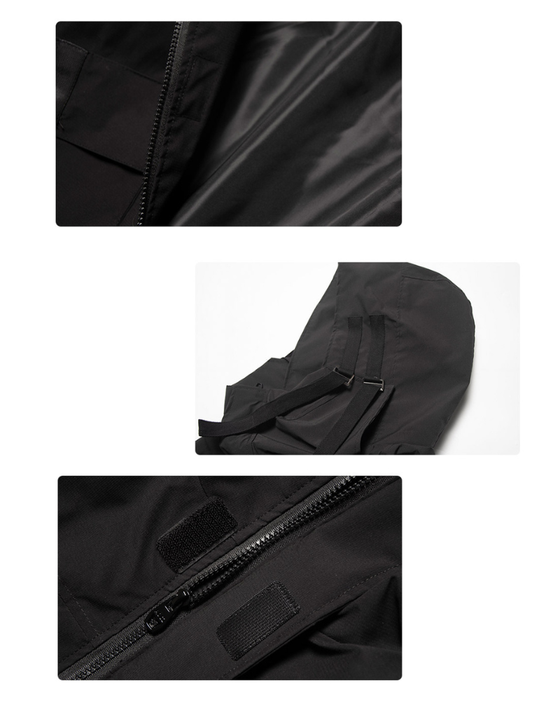 Versatile Unisex 2-in-1 Jacket -  techwear jacket - Unisex 2-in-1 Jacket for Stylish Urban Living - View 14