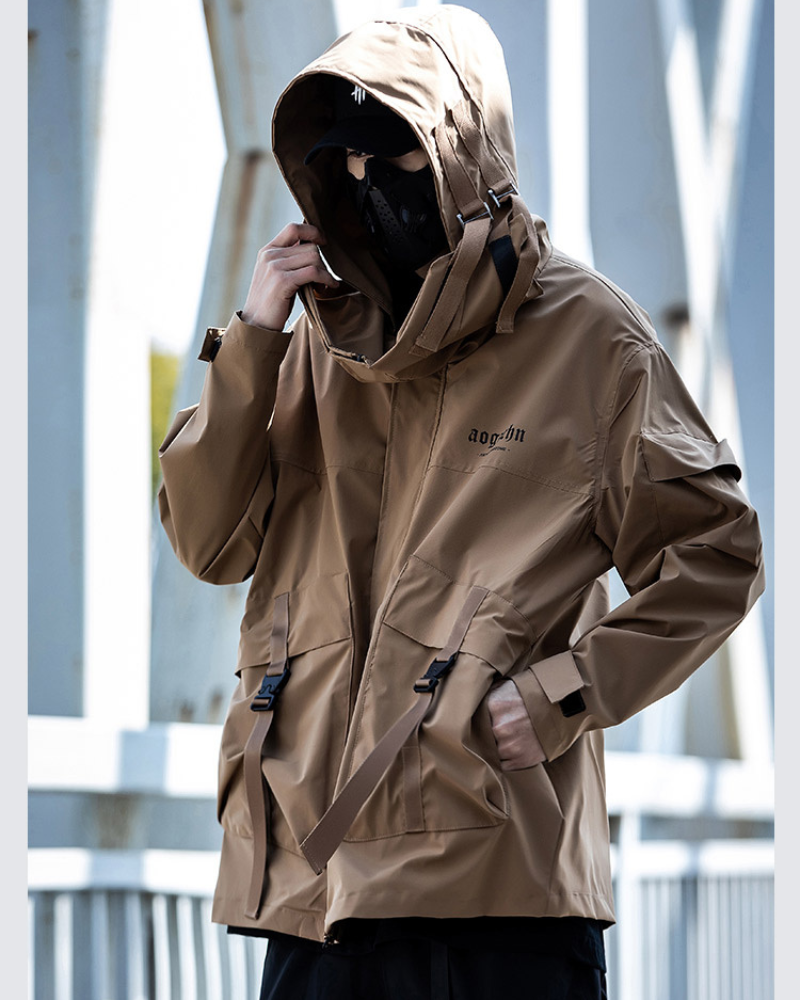 Versatile Unisex 2-in-1 Jacket - urban techwear jacket - Unisex 2-in-1 Jacket for Stylish Urban Living - View 9
