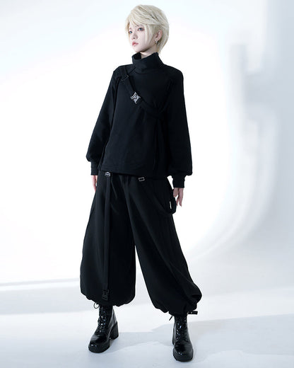 Versatile Unisex Dark Outfit Set -  black outfit - Versatile Unisex Dark Outfit Set for Any Occasion - View 4