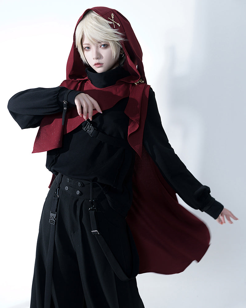 Versatile Unisex Dark Outfit Set -  comfortable outfit - Versatile Unisex Dark Outfit Set for Any Occasion - View 5