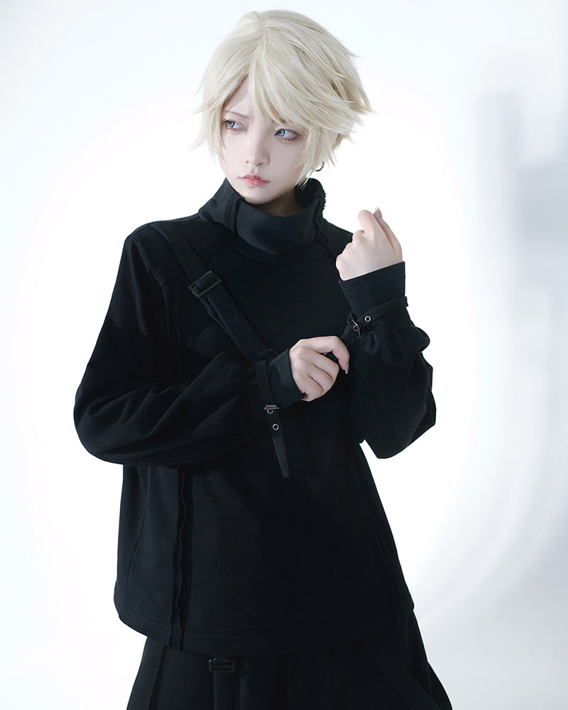 Versatile Unisex Dark Outfit Set -  layering clothing - Versatile Unisex Dark Outfit Set for Any Occasion - View 6